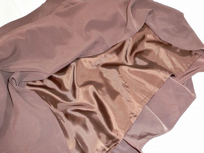 Y51★清楚美人スタイル③点セット★少し透け感チェックブラウス＆フレア＆ベルト_画像6