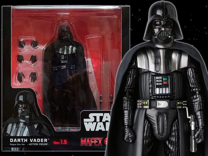スターウォーズ/ダースベイダー ローグ・ワンVer.1.5 MAFEXアクションフィギュア No.211/STARWARS/ライトセーバー/メディコムトイ