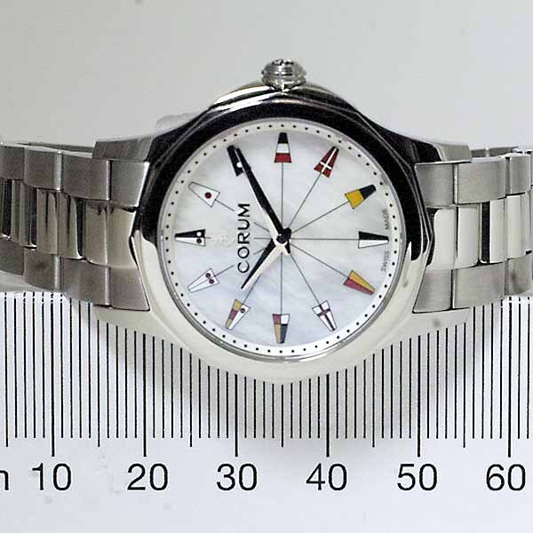  Corum Admiral 32 женский A020/03658 нержавеющая сталь кварц коробка письменная гарантия ракушка CORUM
