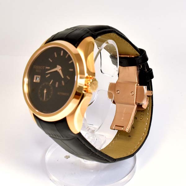 !_ Tissot kchulie мужской T035.428.36.051.00 нержавеющая сталь розовое золото металлизированный самозаводящиеся часы коробка письменная гарантия не использовался товар TISSOT