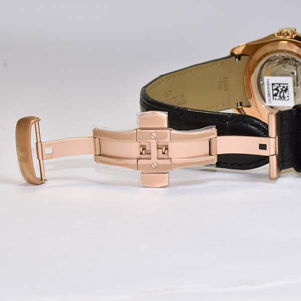 !_ Tissot kchulie мужской T035.428.36.051.00 нержавеющая сталь розовое золото металлизированный самозаводящиеся часы коробка письменная гарантия не использовался товар TISSOT