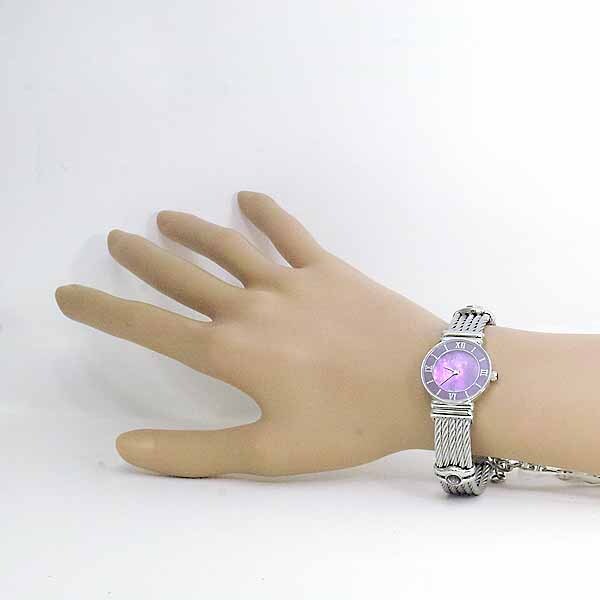 シャリオール サントロペ プラム レディース 028SPI.540.553 ステンレス クォーツ 未使用品 CHARRIOL