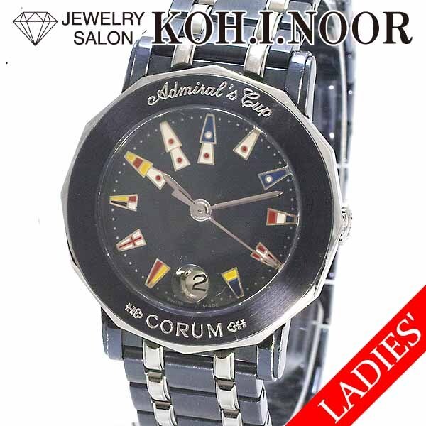  Corum Admiral z cup женский 39.130.30 V585 gun голубой нержавеющая сталь кварц CORUM