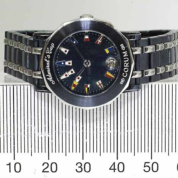  Corum Admiral z cup женский 39.130.30 V585 gun голубой нержавеющая сталь кварц CORUM
