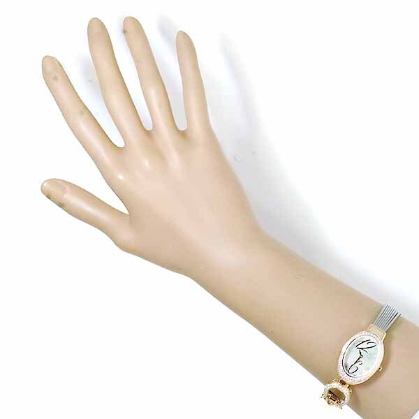 シャリオール マリーオルガ レディース MOPD1.570.O01 ステンレス ピンクゴールドメッキ クォーツ ダイヤモンド シェル 箱 保証書 未使用