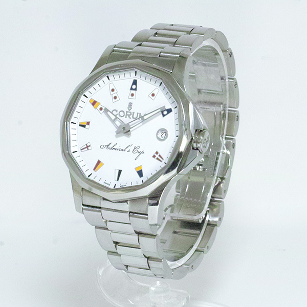  Corum Admiral z cup 38 boys A082/02422 нержавеющая сталь самозаводящиеся часы коробка письменная гарантия CORUM