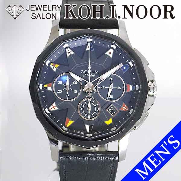  Corum Admiral 42 мужской A984/03449 нержавеющая сталь PVD самозаводящиеся часы коробка CORUM