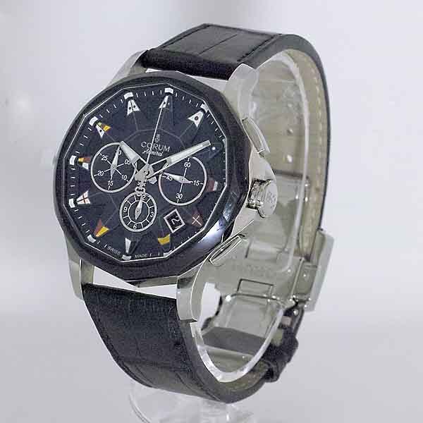  Corum Admiral 42 мужской A984/03449 нержавеющая сталь PVD самозаводящиеся часы коробка CORUM
