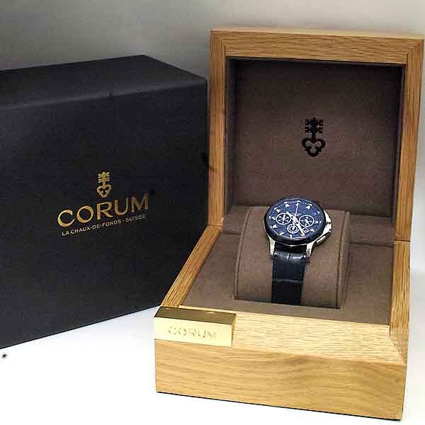  Corum Admiral 42 мужской A984/03449 нержавеющая сталь PVD самозаводящиеся часы коробка CORUM