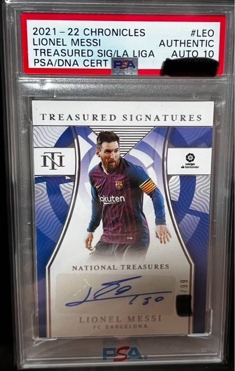 LIONEL MESSI メッシ PSA10 AUTO PANINI バルセロナ LIONEL MESSI メッシ PSA10 AUTO PANINI バルセロナ