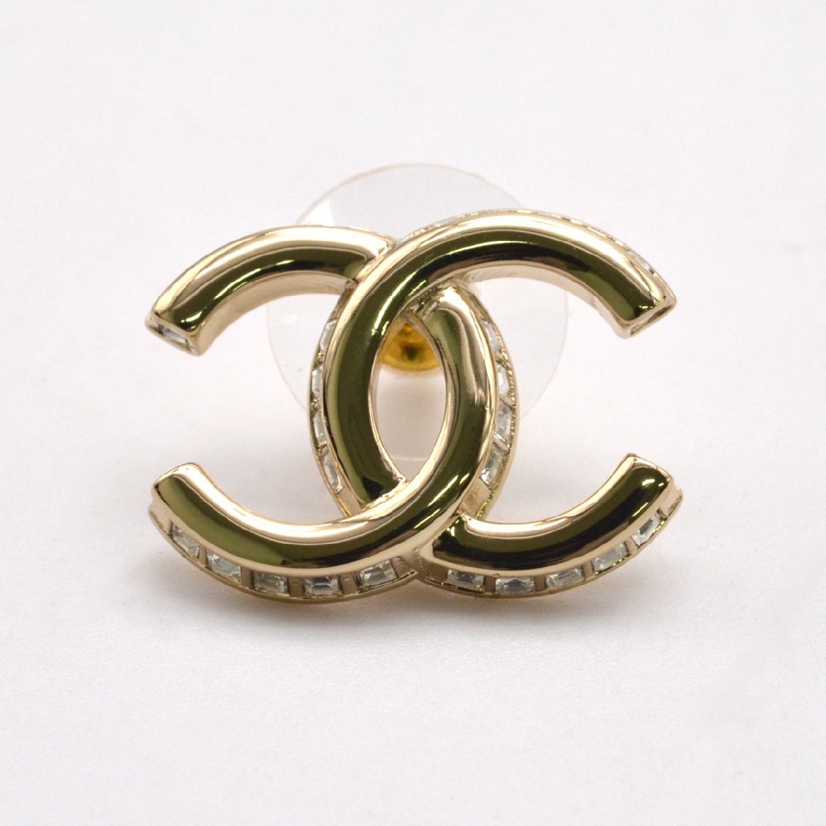 CHANEL シャネル ココマーク ピアス B23B アクセサリー ブランドジュエリー メタル【ほぼ新品】