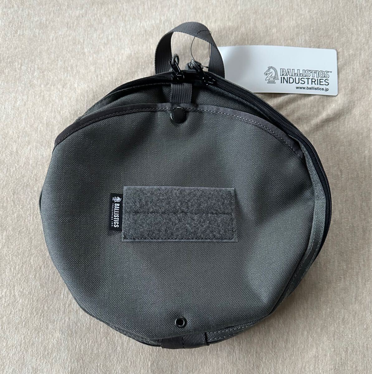 新品 BALLISTICS プレートケース カバー グレー バリスティクス PLATE CASE アウトドア キャンプ ミニ グリルパン 皿 大皿 食器 収納可能
