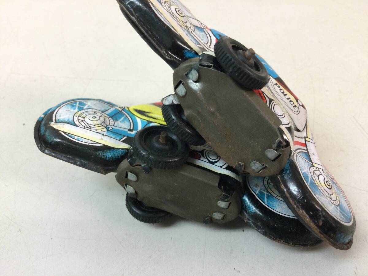 ☆ 昭和レトロ ブリキ オートバイ フィギュア ミニカー 古い ☆ 昭和レトロ ブリキ オートバイ フィギュア ミニカー 古い