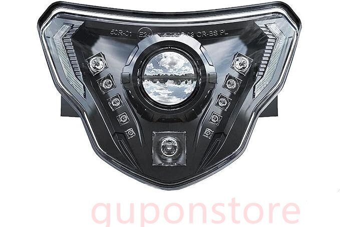 【6000Kの純白LEDチップを採用 強力な照明能力！】BMW G310GS（2016-2021年）/BMW G310R（2016-2021年）用 LEDヘッドライト