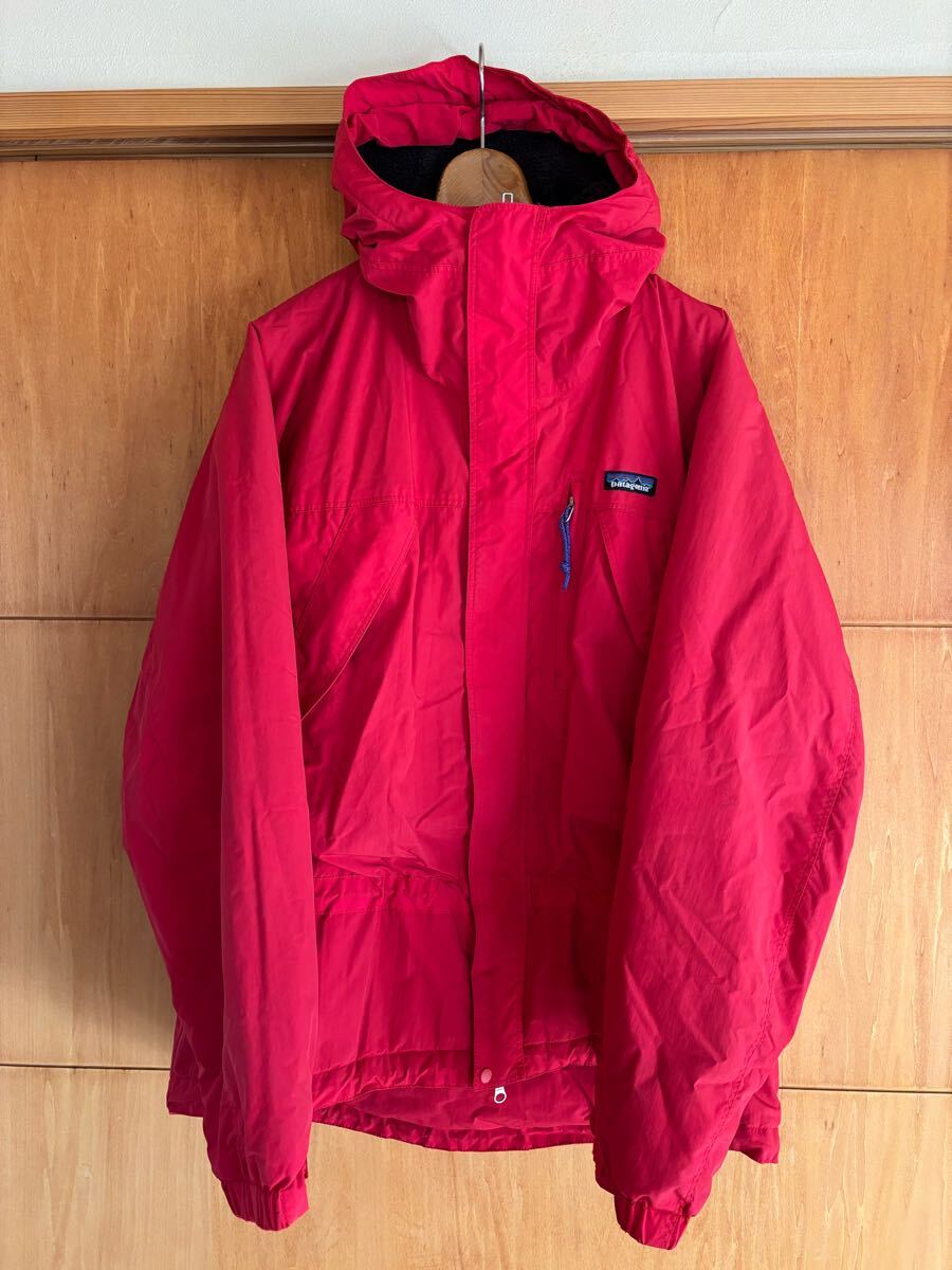 90s パタゴニア　初期　インファーノジャケット　フェニックスレッド　M patagonia 赤　ビンテージ
