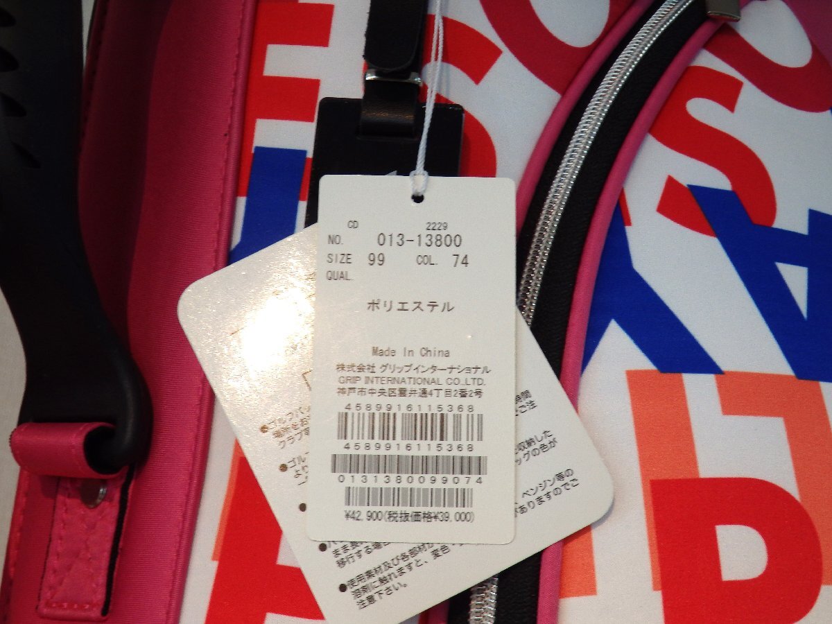 GK鈴鹿☆新品 462 BTG-CB026-NA☆ボーダー柄☆キャディバッグ GK鈴鹿☆新品 462 BTG-CB026-NA☆ボーダー柄☆キャディバッグ