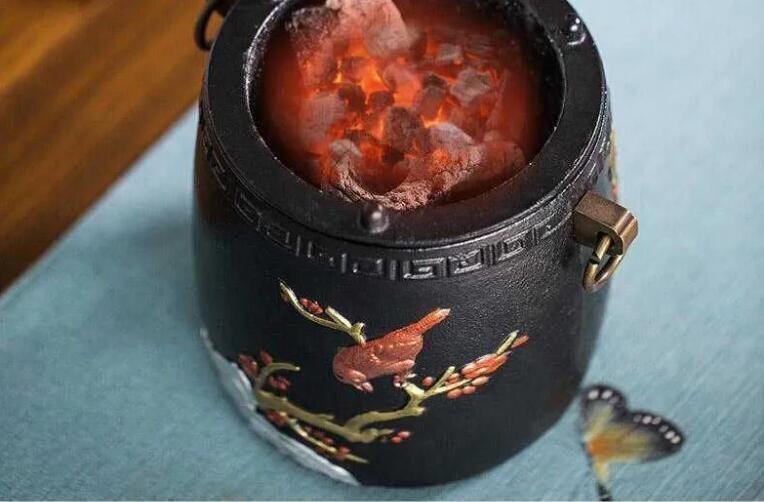  металлический . огонь уголь . способ . чугун кунгфу чайная посуда . чай 