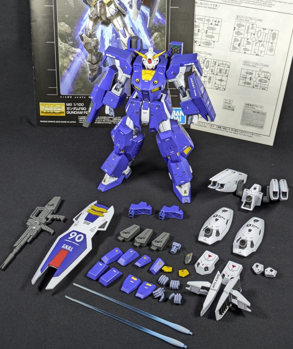 完成品 塗装済み プレミアムバンダイ MG ガンダムF90 ミッション 完成品 塗装済み プレミアムバンダイ MG ガンダムF90 ミッション