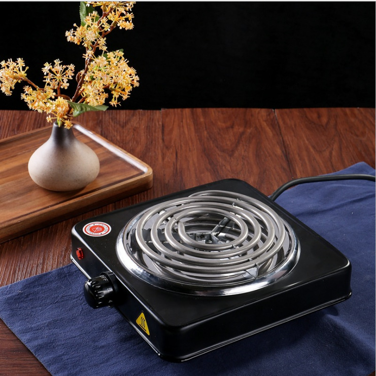 人気品電気コンロ アウトドア 1000W 卓上 家庭用 ihクッキングヒーター 電熱線ヒーター シンプル操作 過熱保護 安全性 5段階温度調節可_画像1