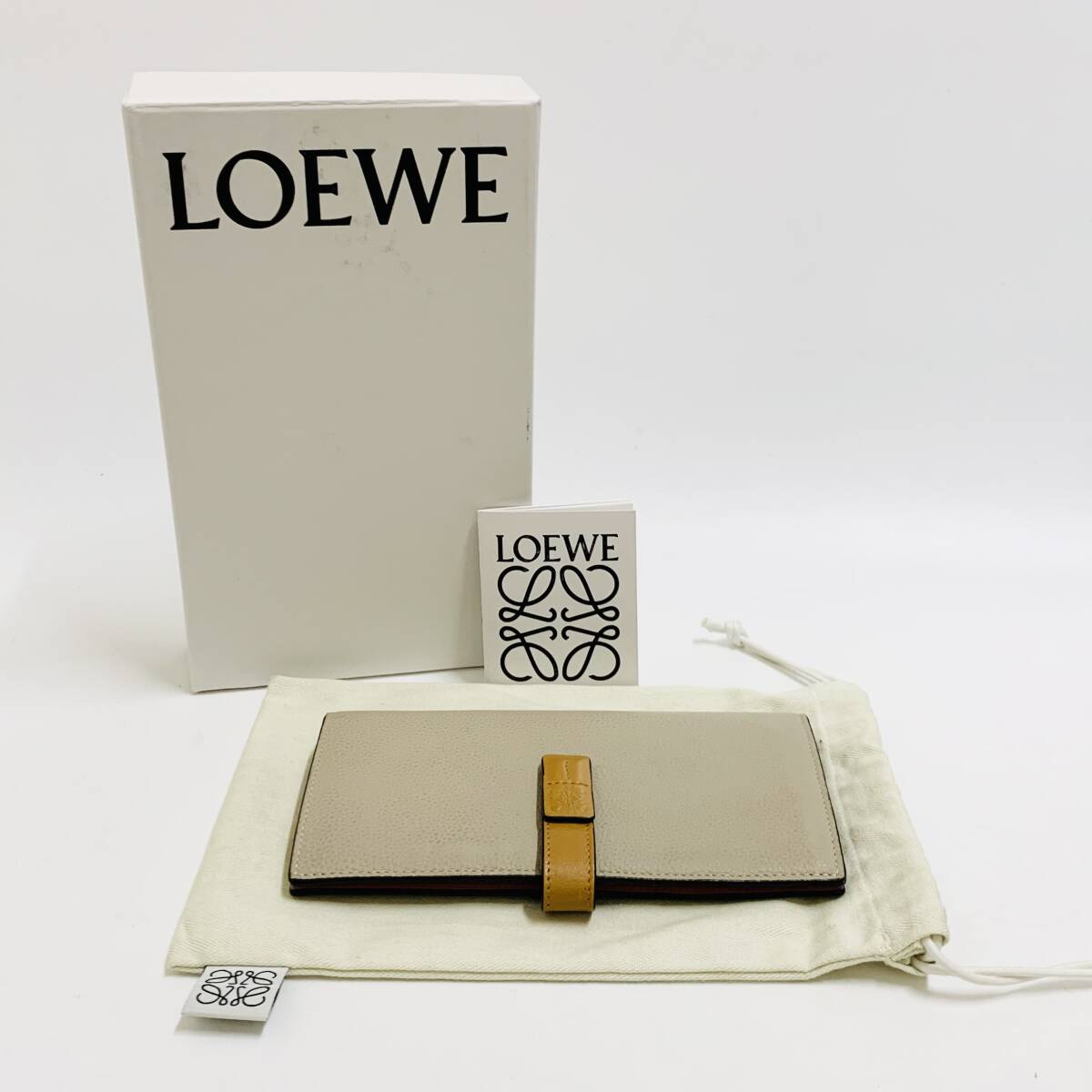 LOEWE ロエベ バーティカル ラージ ウォレット 長財布 グレー