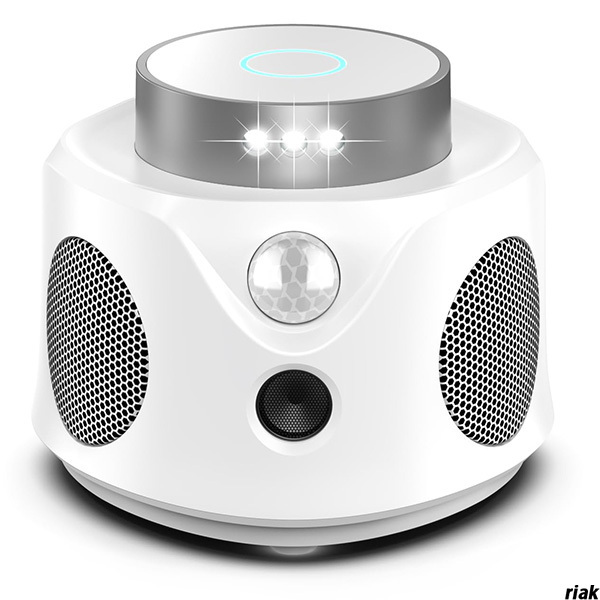 【超音波&電磁波のW効果で害虫を撃退】 ネズミ 駆除 ゴキブリ PIRセンサー 360°スピーカー 害虫防除 静音 超音波 電磁波