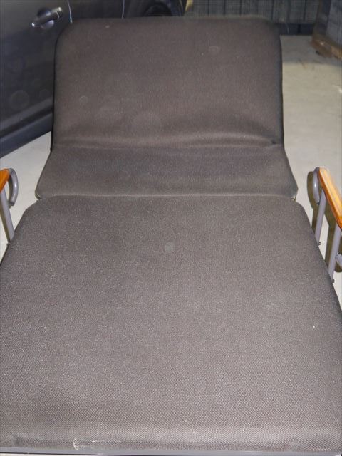 折りたたみリクライニングベッド　ラクラク　ベット　セミダブル　來客用★中古動作品