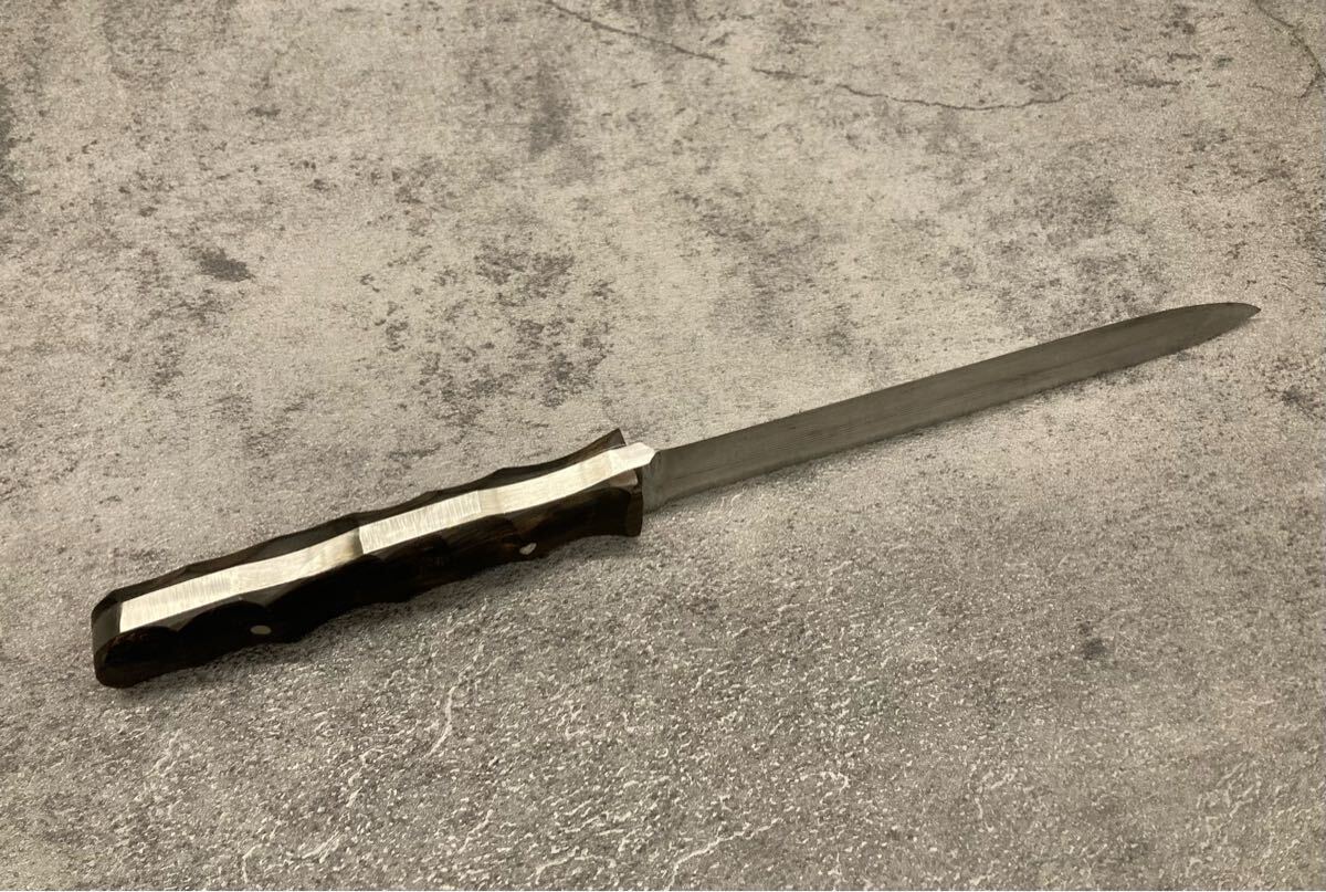 BUHS 銀紙3号 積層ダマスカス カスタムナイフ ハンティング BUHS 銀紙3号 積層ダマスカス カスタムナイフ ハンティング