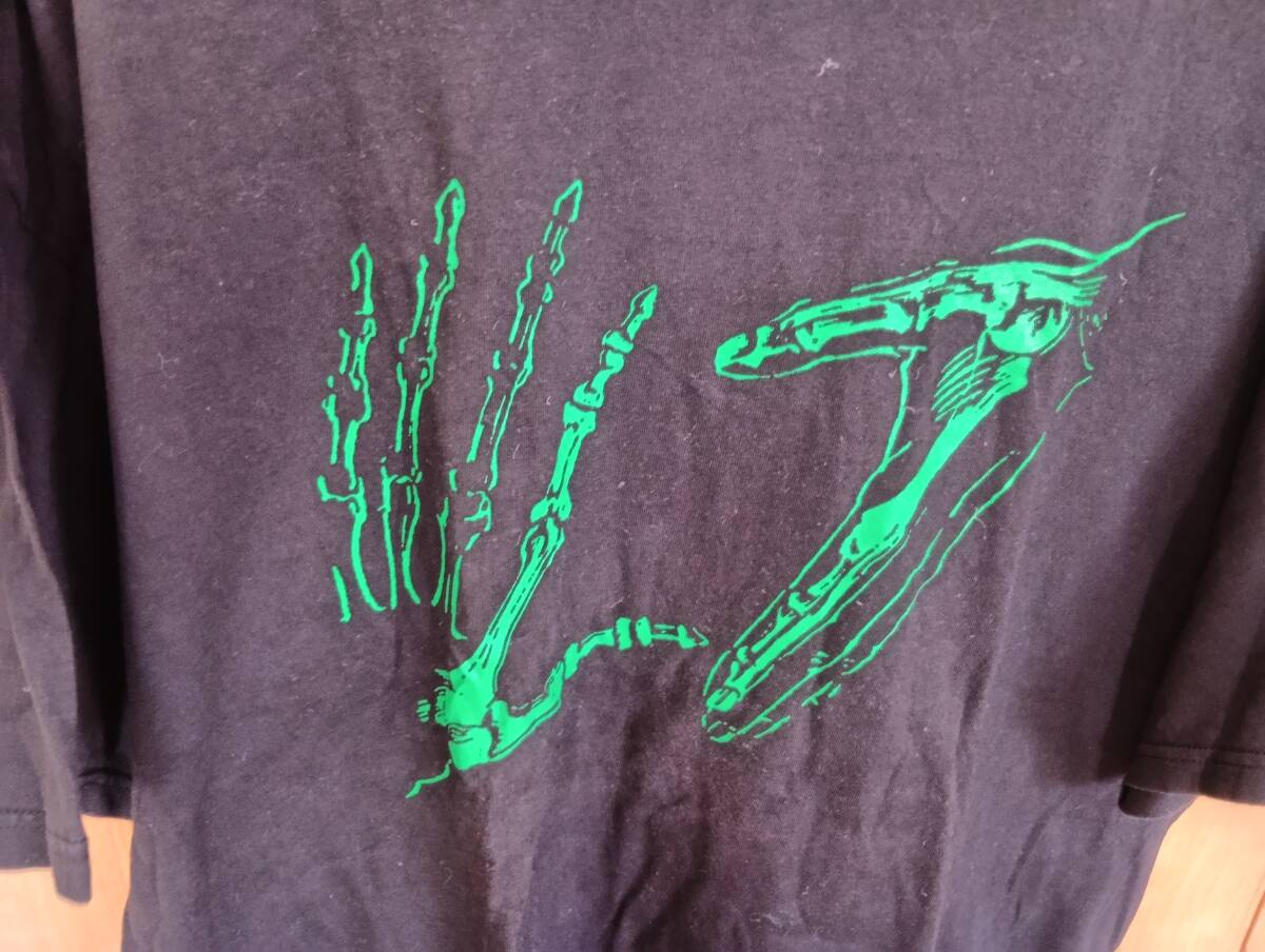 L7 HAND L seven частота T gran jiniruva-na супер редкий очень редкий Vintage футболка 