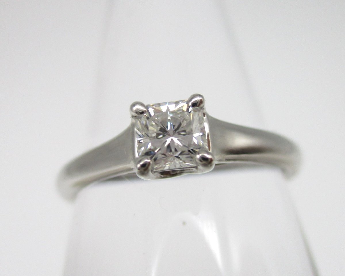 ■ティファニー■美品■ルシダ ダイヤモンド リング 0.26ct 7.5号■PT950■