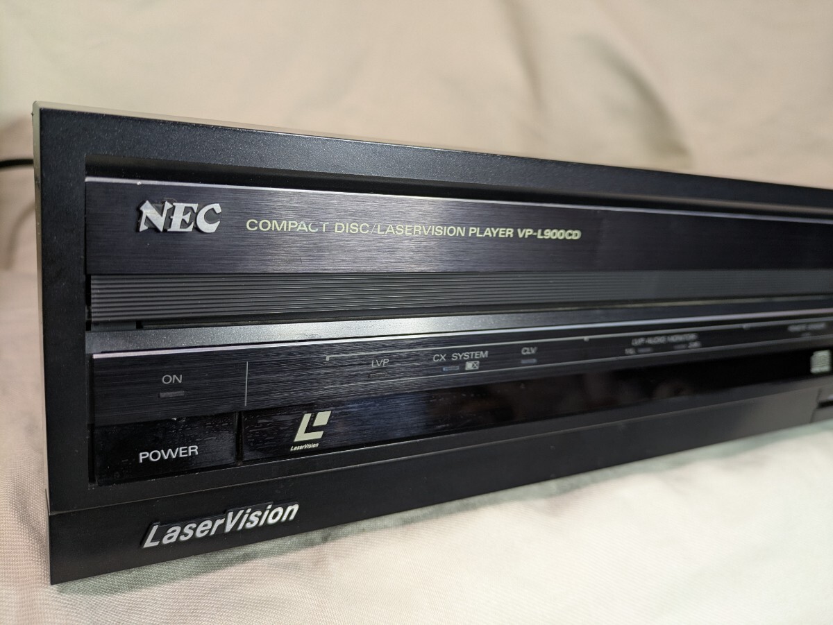 映像出力確認】NEC製レーザーディスクプレーヤー VP-L900CD(LD