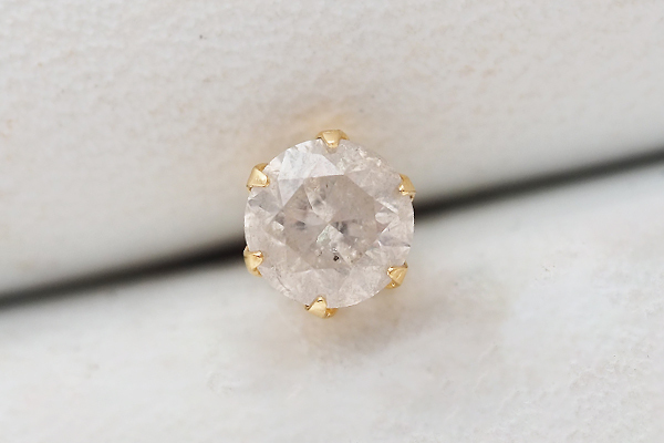 お買い得!大きさ重視の方!K18YG 18金 一粒ダイヤモンド0.47ct お買い得!大きさ重視の方!K18YG 18金 一粒ダイヤモンド0.47ct