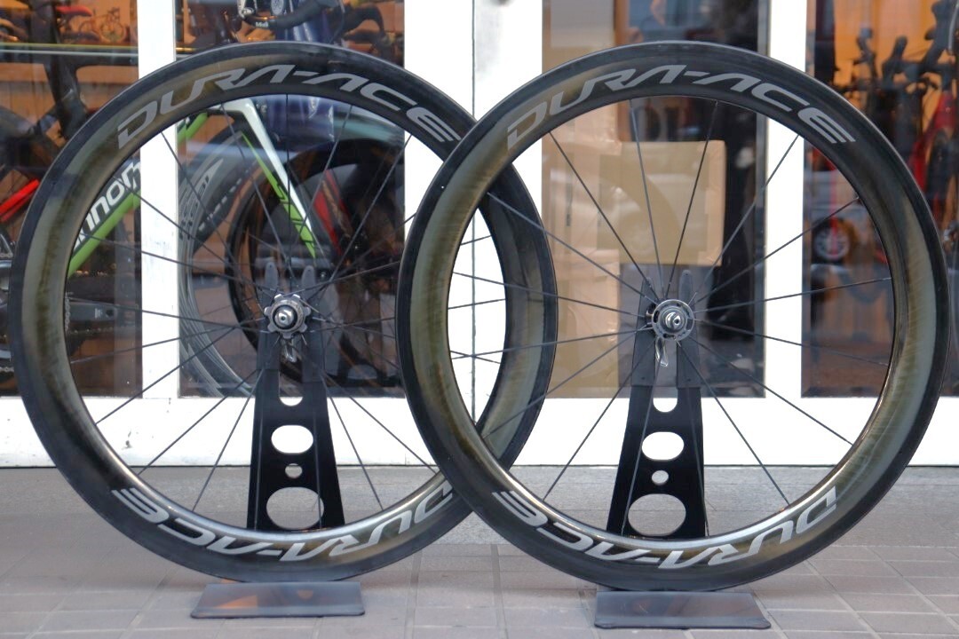 シマノ SHIMANO デュラエース DURA-ACE WH-R9100-C60-TU カーボン チューブラー ホイールセット シマノ11S/12S ワイドリム 【横浜店】