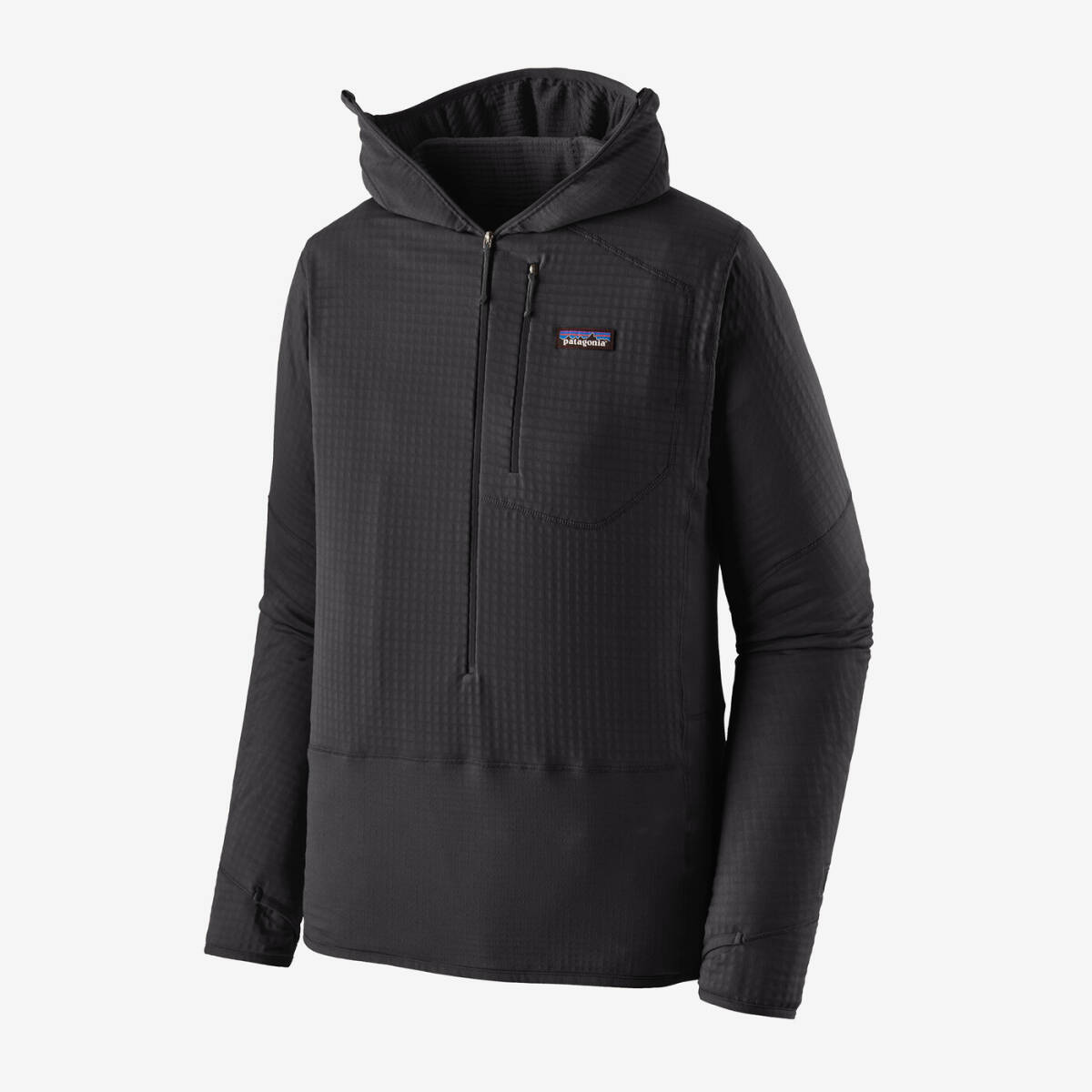 新品★Mサイズ★パタゴニア★メンズ・R1プルオーバー・フーディ★M-BLK★M's R1 Pullover Hoody★タグ付#40069 \23,100 SP24