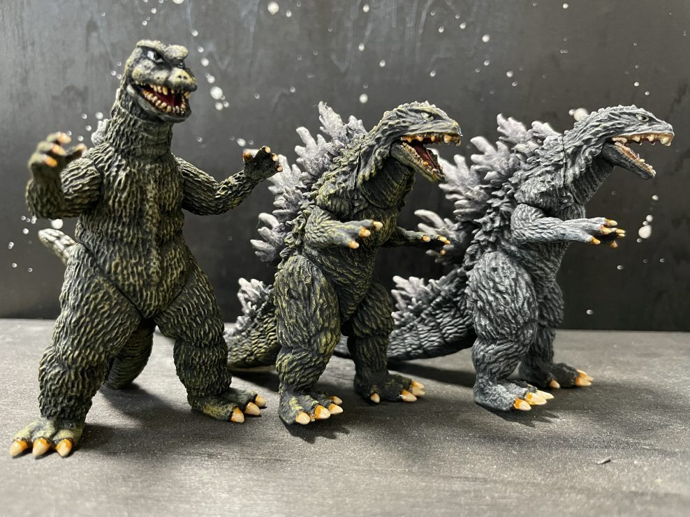 昔のHGゴジラより「デストロイア集合体（幼体）」リペイント済