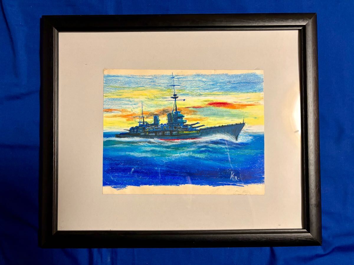 ☆希少 極美品 風間完 肉筆軍艦画 日本海軍 戦艦 空母 巡洋艦 ☆希少 極美品 風間完 肉筆軍艦画 日本海軍 戦艦 空母 巡洋艦