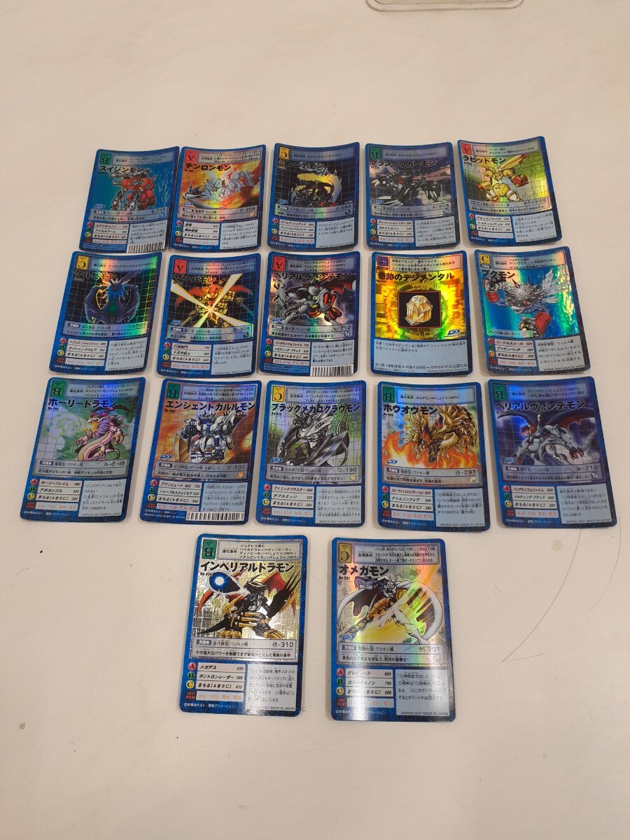 旧デジモンカード キラ 17枚まとめ セット 旧裏面 デジタル 旧デジモンカード キラ 17枚まとめ セット 旧裏面 デジタル