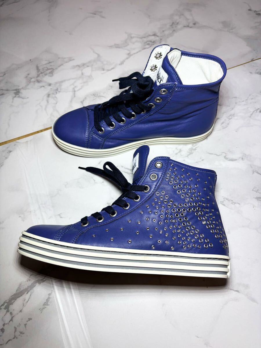 Yahoo!オークション - HOGAN REBELレザースタッズ付きく紺色 Yahoo!オークション - HOGAN REBELレザースタッズ付きく紺色