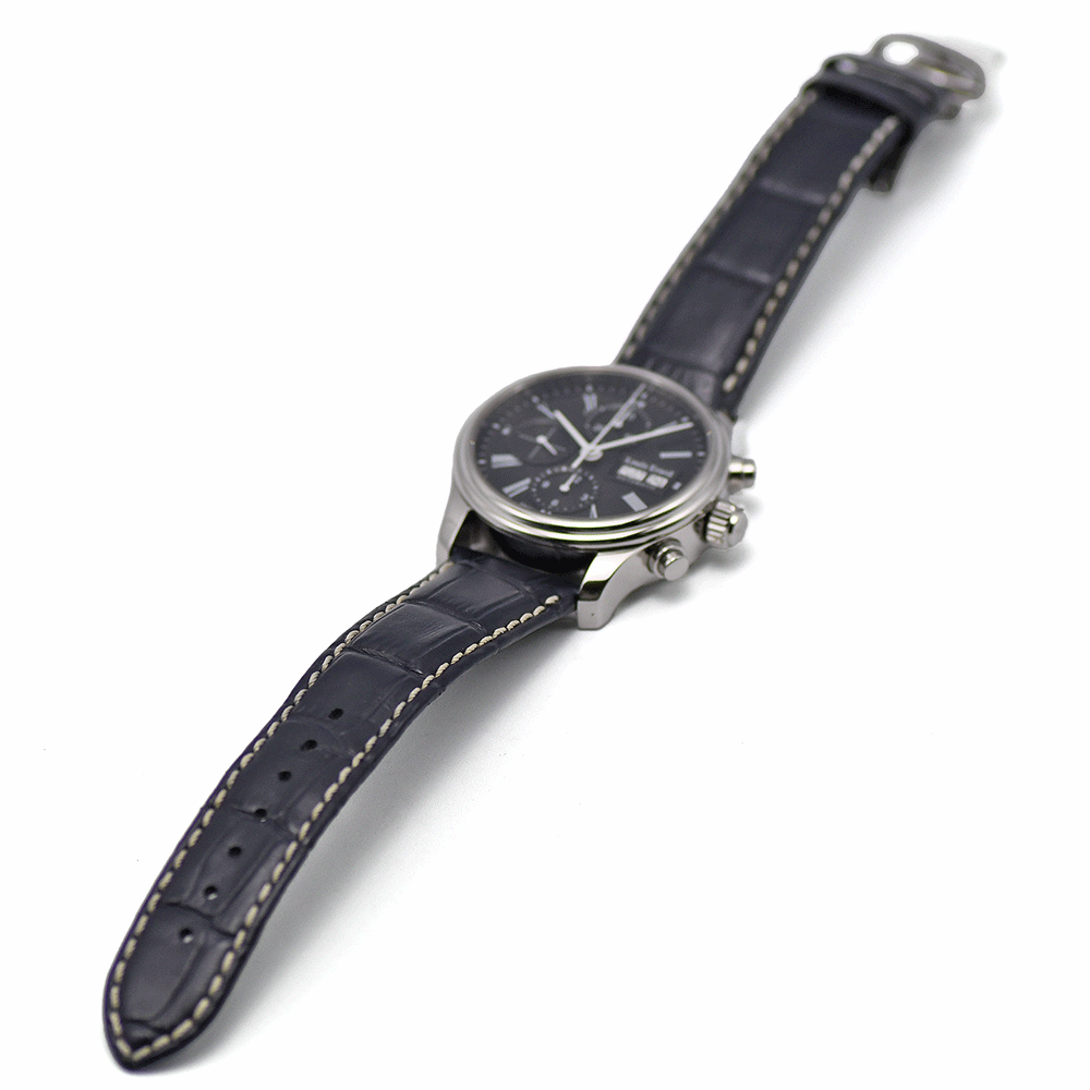  Louis Erard LOUIS ERARD износ te-ji дата хронограф автоматический LE78259AA22.BDC02 самозаводящиеся часы мужской полировка произведена отделка б/у 