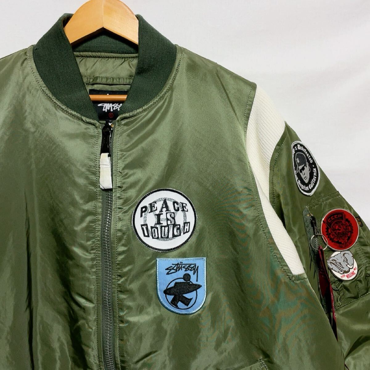 Old Stussy MA-1 フライトジャケット アメリカ製 usa製 デッドストック OLD STUSSY ALPHA MA-1 オールド ステューシー