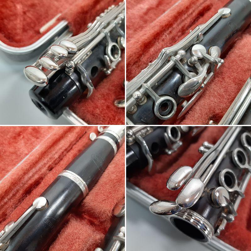 JEUFFROY クラリネット ハードケース付き ジャンク Made in JEUFFROY クラリネット ハードケース付き ジャンク Made in