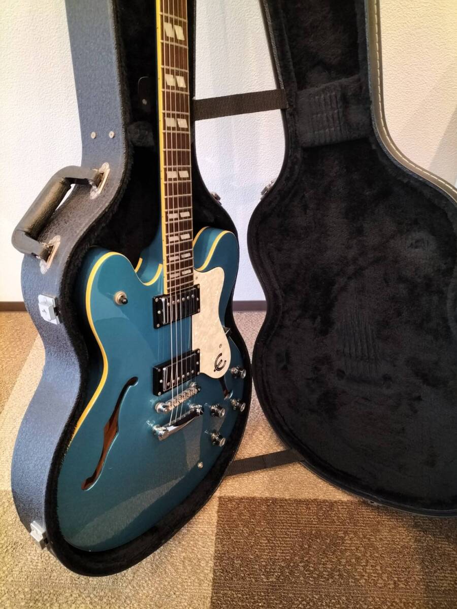 Epiphone SUPERNOVA OASIS Noel Gallagher / Manchester City Blue оригинальный в жестком чехле [3638]
