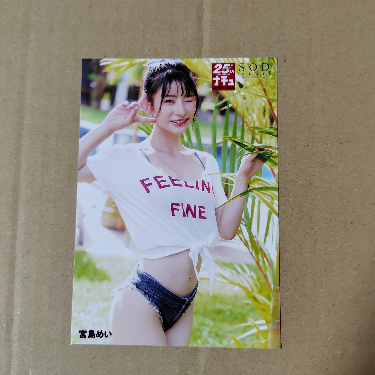 宮島めい サイン入り チェキセット Yahoo!オークション - 宮島めい L判写真 サイン入りチェキ
