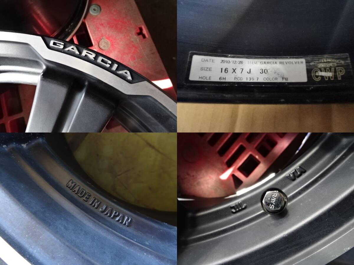 宮城大崎発★【極上!!?】YOKOHAMA パラダ/PARADA PA03 ホワイトレター 215/65R16c 109/107S 22年制★RAYS GARCIA 16×7J 6穴 139.7★Gラ10