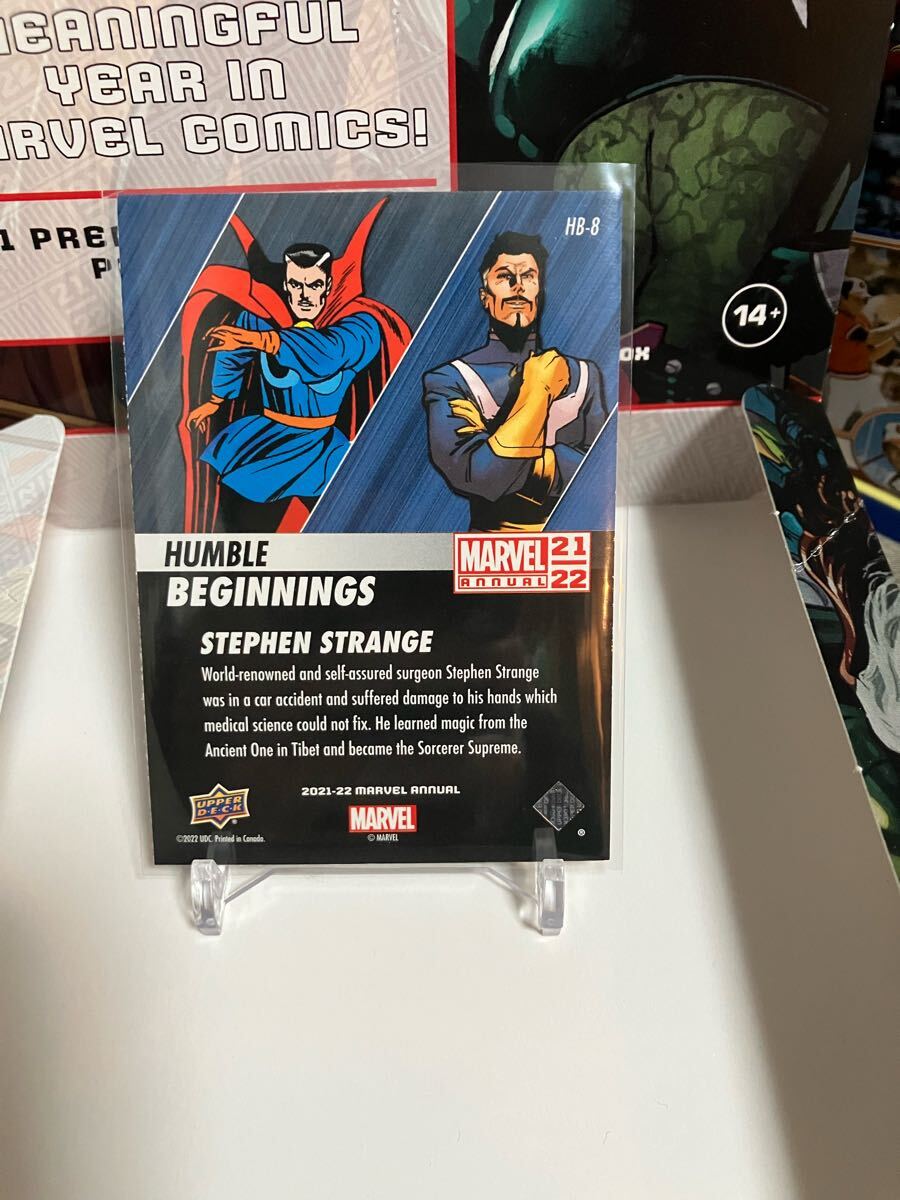Dr.Strange Upper deck 2021-2022 Marvel Annual HB-8 ドクターストレンジ_画像2