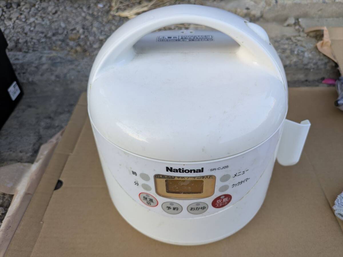 ナショナル　電子ジャー炊飯器SR-CJ05　　現(xiàn)狀品　10114926-45702
