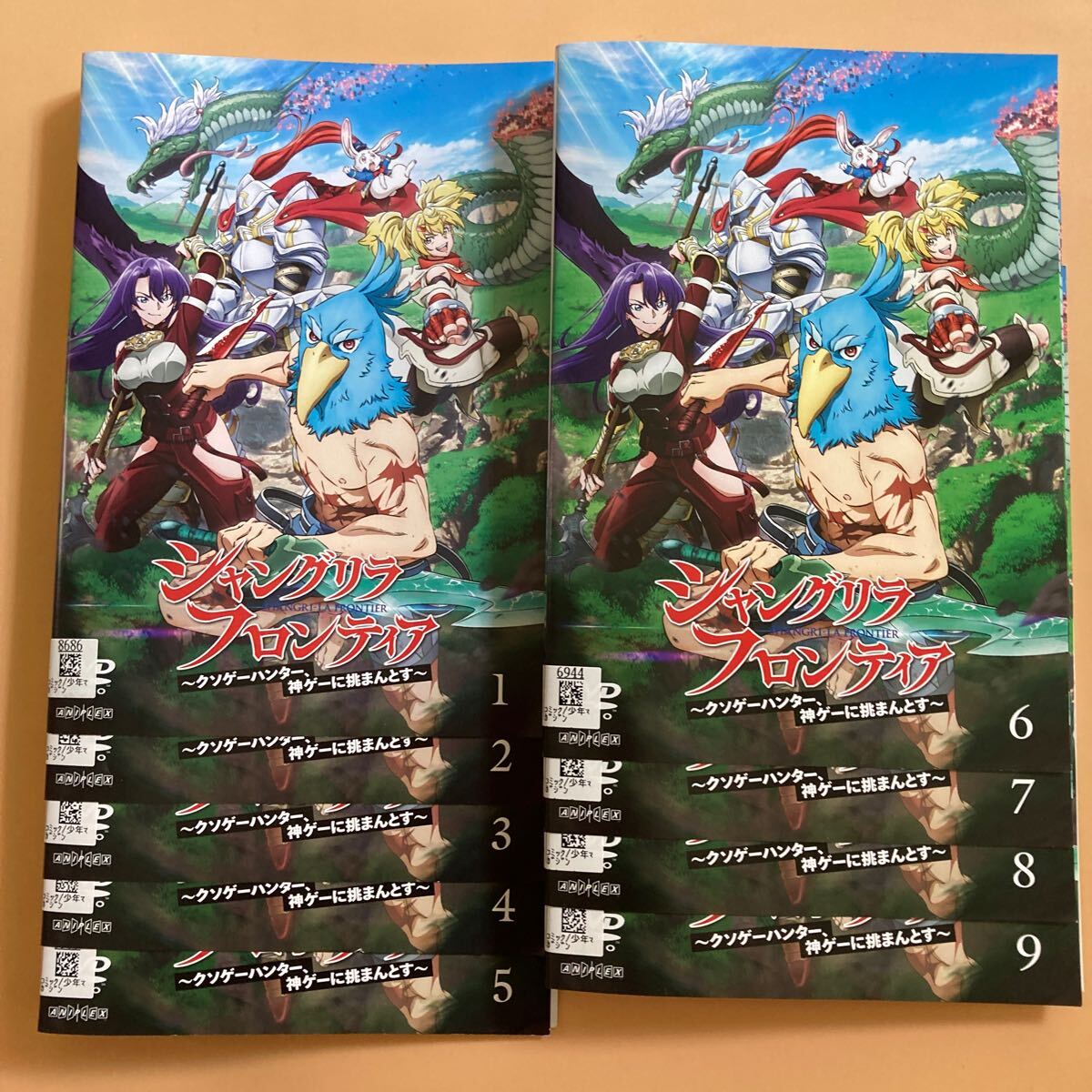 シャングリラ・フロンティア〜クソゲーハンター神ゲーに挑まんとす 9巻セット 管理番号21717 DVDレンタル落ち シャングリラフロンティア