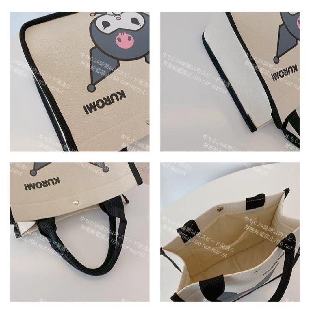 海外限定 サンリオ トートバッグ ハンドバッグ サブバッグ 手提げ シンプル オシャレ 可愛い マイメロディ_画像3