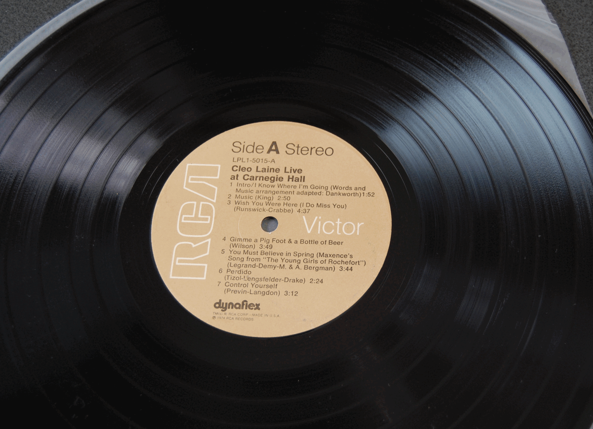 LP★Cleo Laine Live at Carnegie Hall/LPL1-5013 U.SA盤_画像3