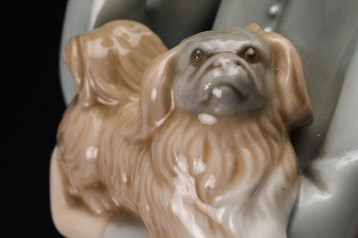 SAG】LLADRO リヤドロ 高さ37cm『子犬を抱く貴婦人』4893 本物 SAG】LLADRO リヤドロ 高さ37cm『子犬を抱く貴婦人』4893 本物
