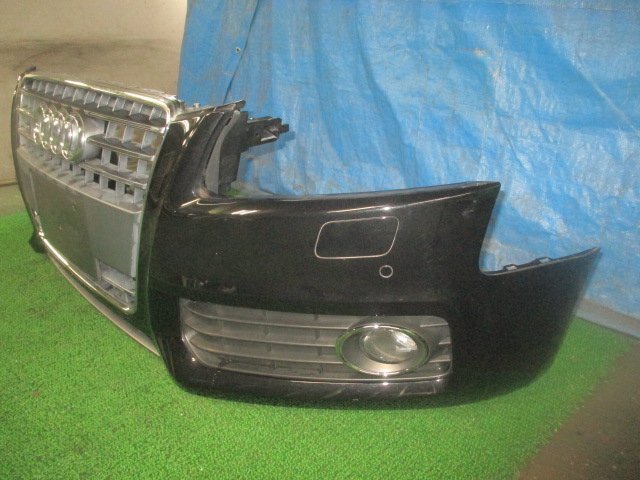 !_335958* Audi A5 S линия DBA-8TCDNL[ оригинальный ] передний бампер ASSY* цвет чёрный * омыватель фар * противотуманые фары * сонар * решётка есть *